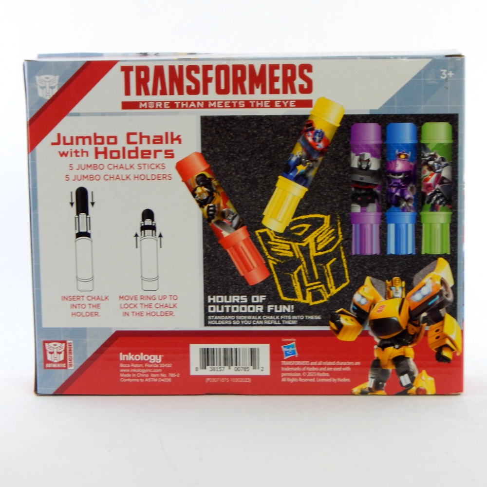 Transformers Jumbo Chalk Set