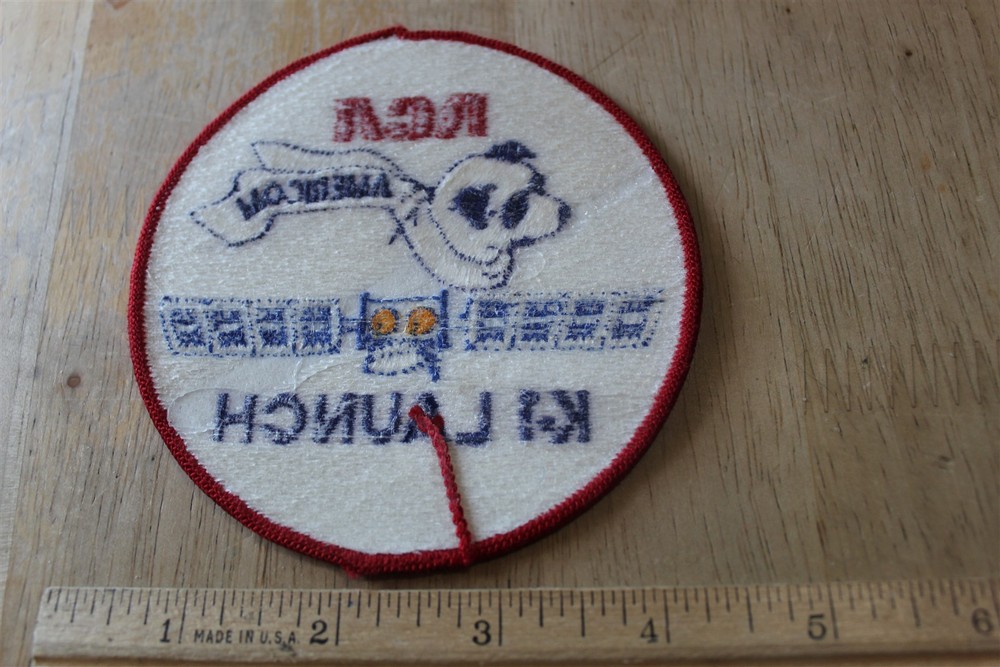 RCA AMERICOM K-1 LAUNCH SATELLITE SPACE PATCH