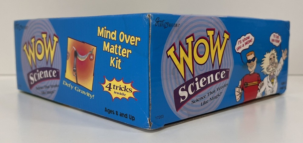 WOW Science Mind Over Matter Magic Kit- Perform Seemingly Impossible Acts! NIB