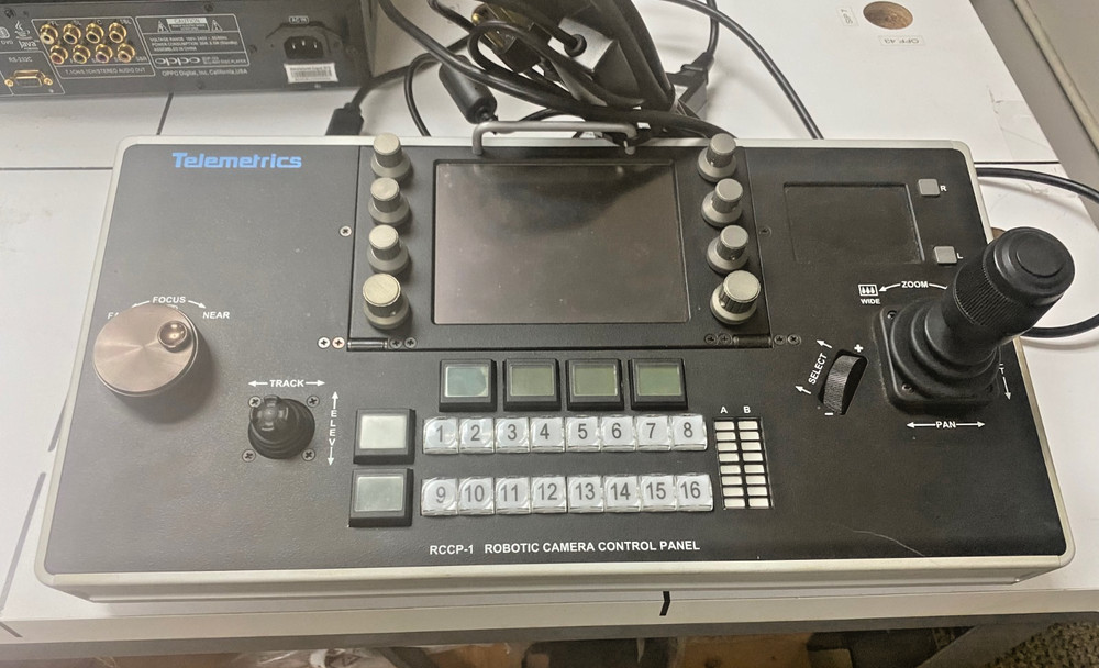 TELEMETRICS : RCCP-1 : Robotic Camera Control Panel : RCCP1 : PTZ