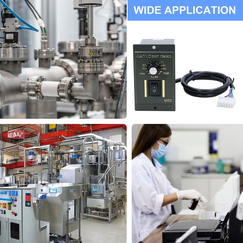 AC 110V 120W Electric Motor Speed Controller Reversible Switch Regulator Switch