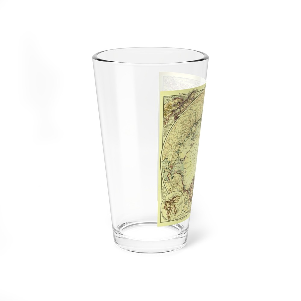 North Pole (1907) (Map) Pint Glass 16oz