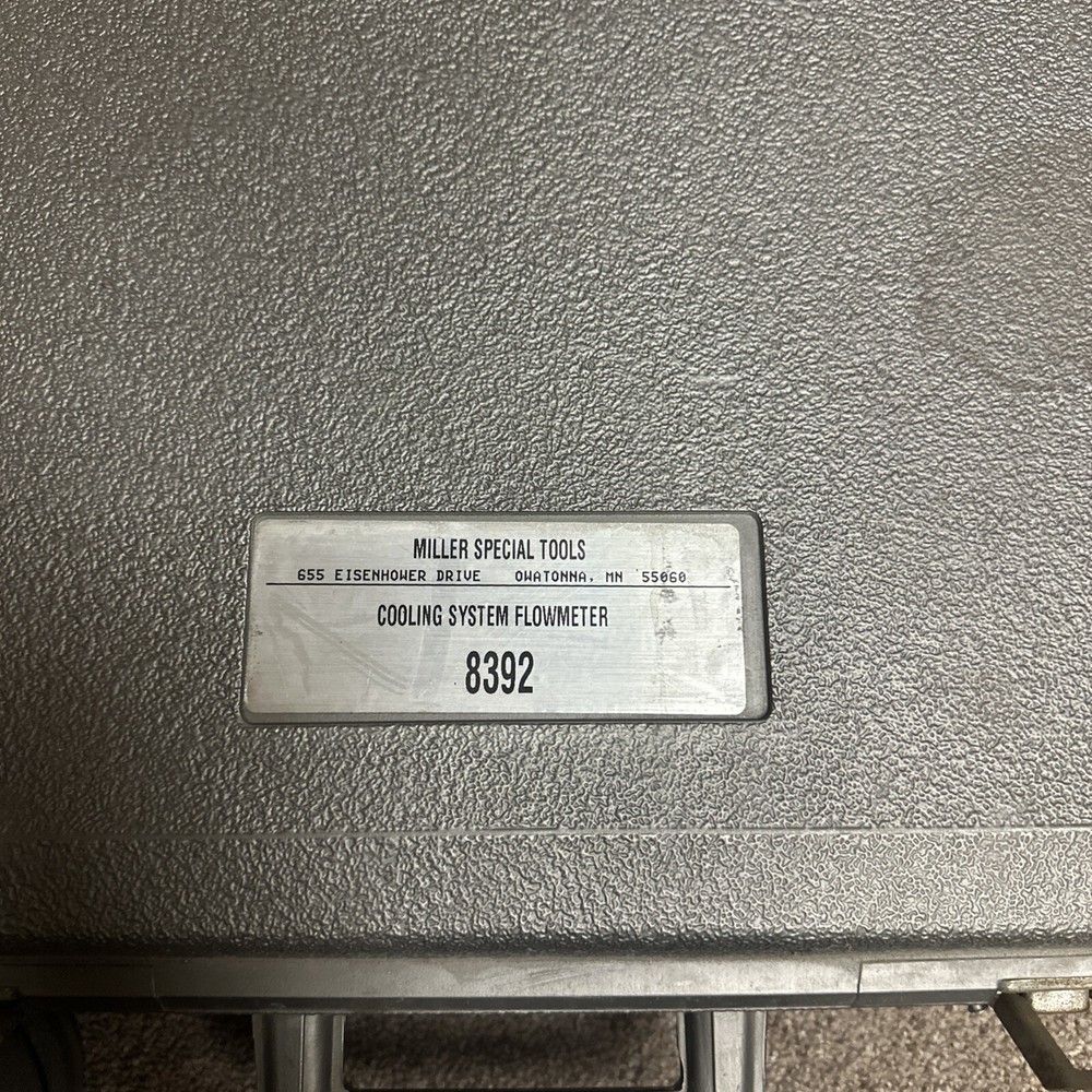 NEW MILLER SPECIAL TOOLS 8392 COOLING SYSTEM FLOW METER NOS