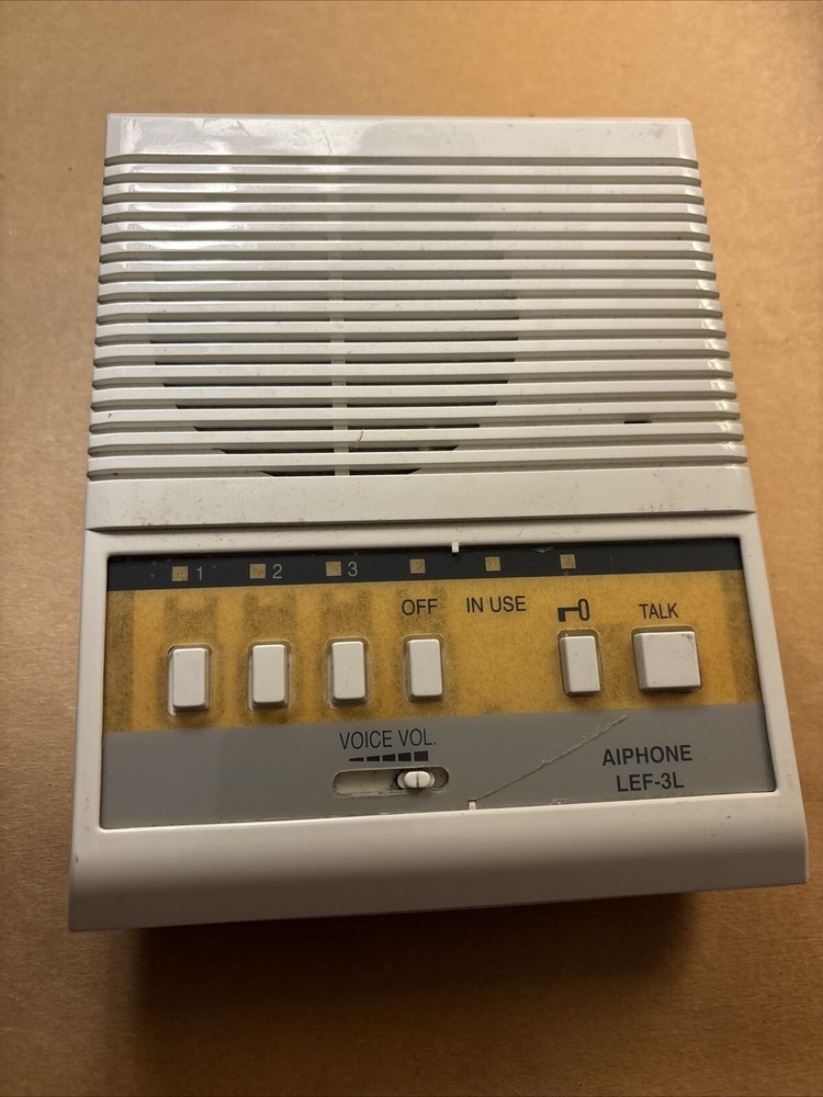 Aiphone 3-Call Master Station Audio Intercom LEF-3L