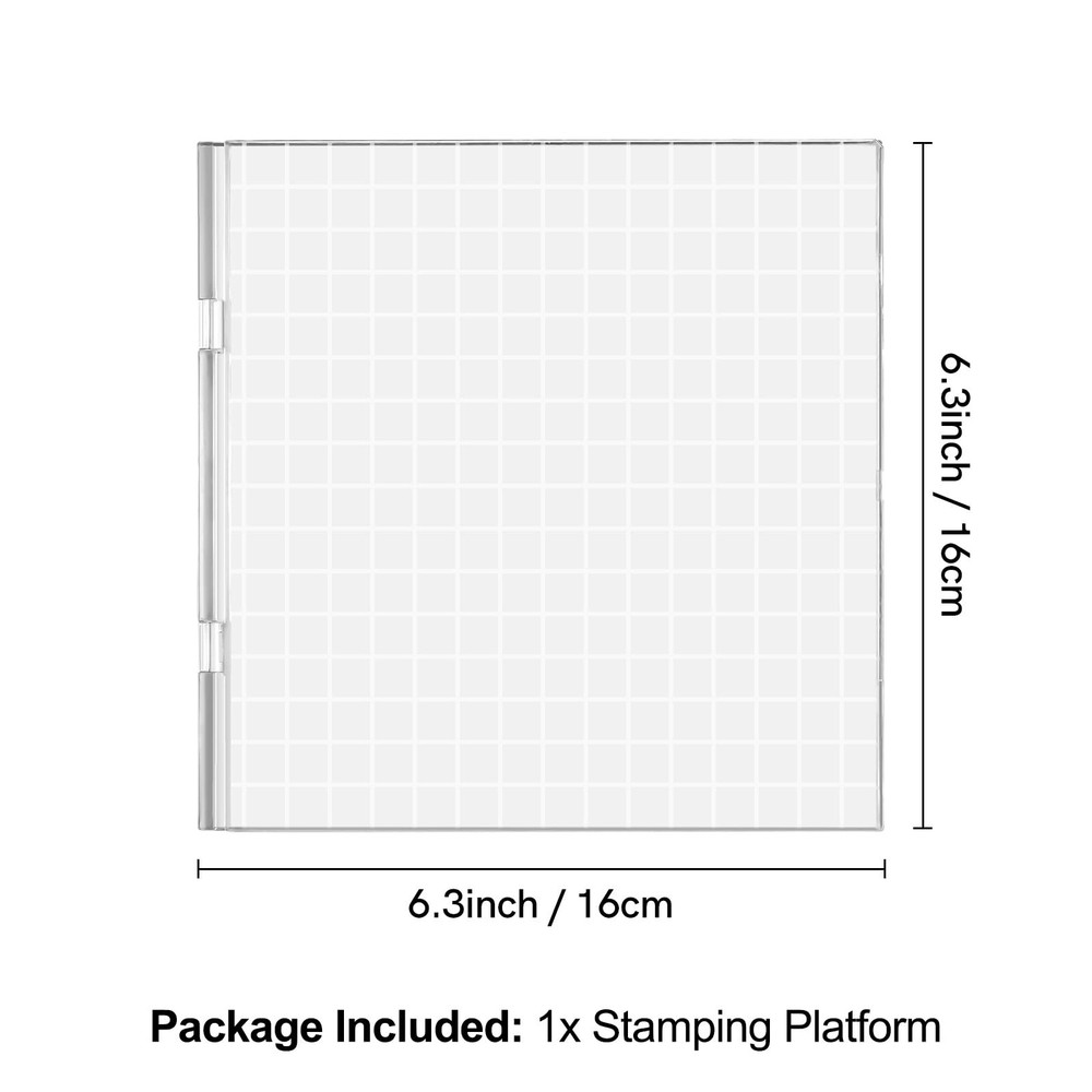 6.3x6.3 Inch Precise Stamp Platform Grid Lines Positioning Tool Stamping