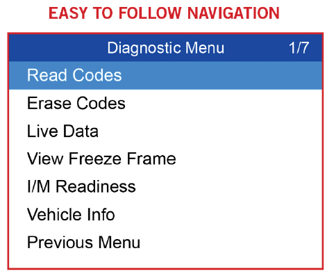 Autel Autolink AL329 OBDII Scanner Automative Code Reader/Clear Diagnostic Tool