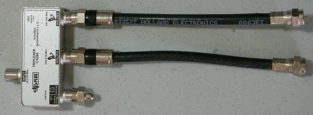 DISH NETWORK DISH PRO PLUS DPP TRIPLEXER SPLITTER SEPARATOR 175284