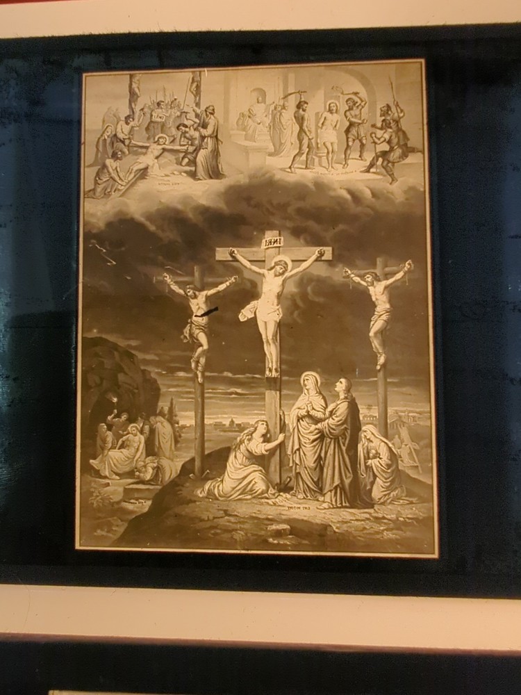 Six Lantern Slides Religious