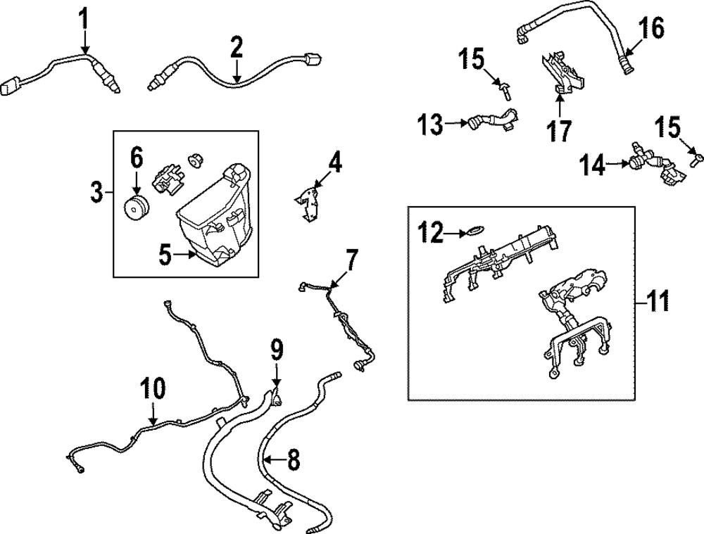 Genuine Land-Rover Oxygen Sensor LR159844