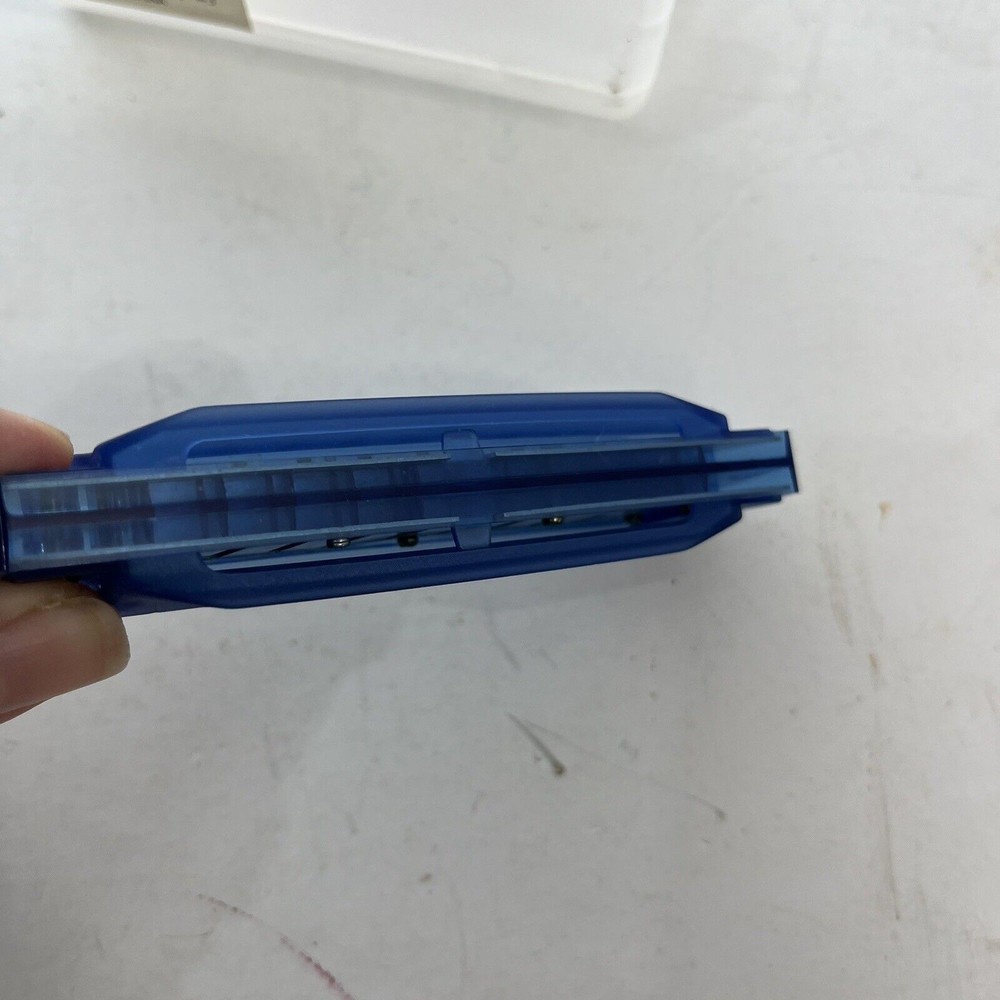 Vintage Toysmith Harmonicas Item 8071 Translucent Harmonica Blue in Case