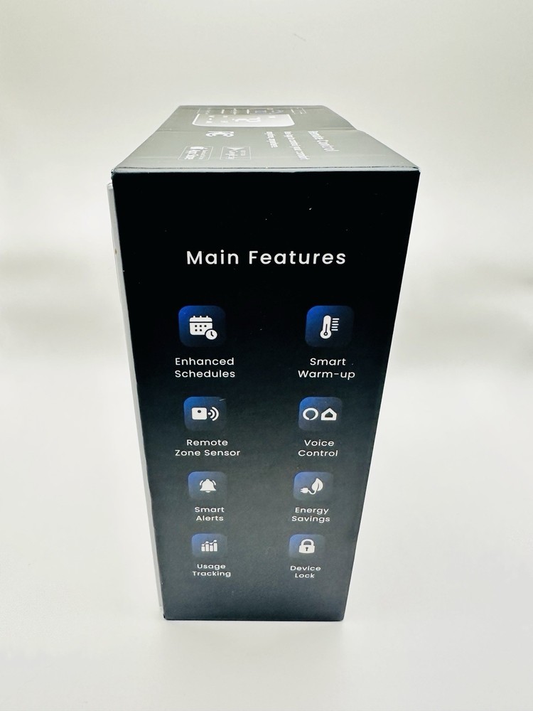 EdgeAnt Smart Thermostat C-Wire Required Programmable Alexa & Google - White