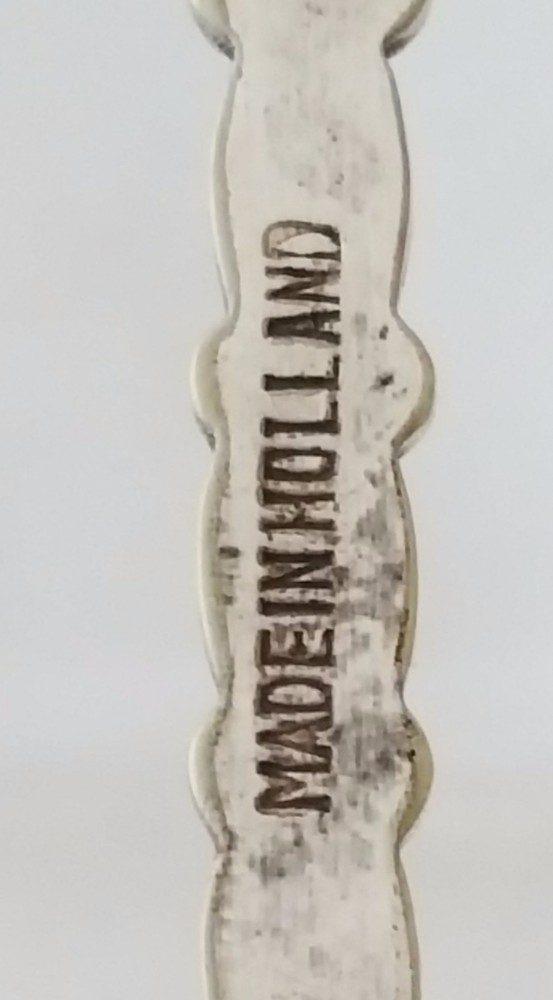 ANTIQUE DUTCH SILVER PLATED REPOUSSE SPOON (1)