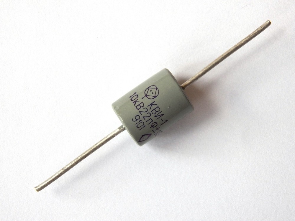 KVI-1 22pF 10KV ex-USSR HV Ceramic Capacitor QTY=10 NOS