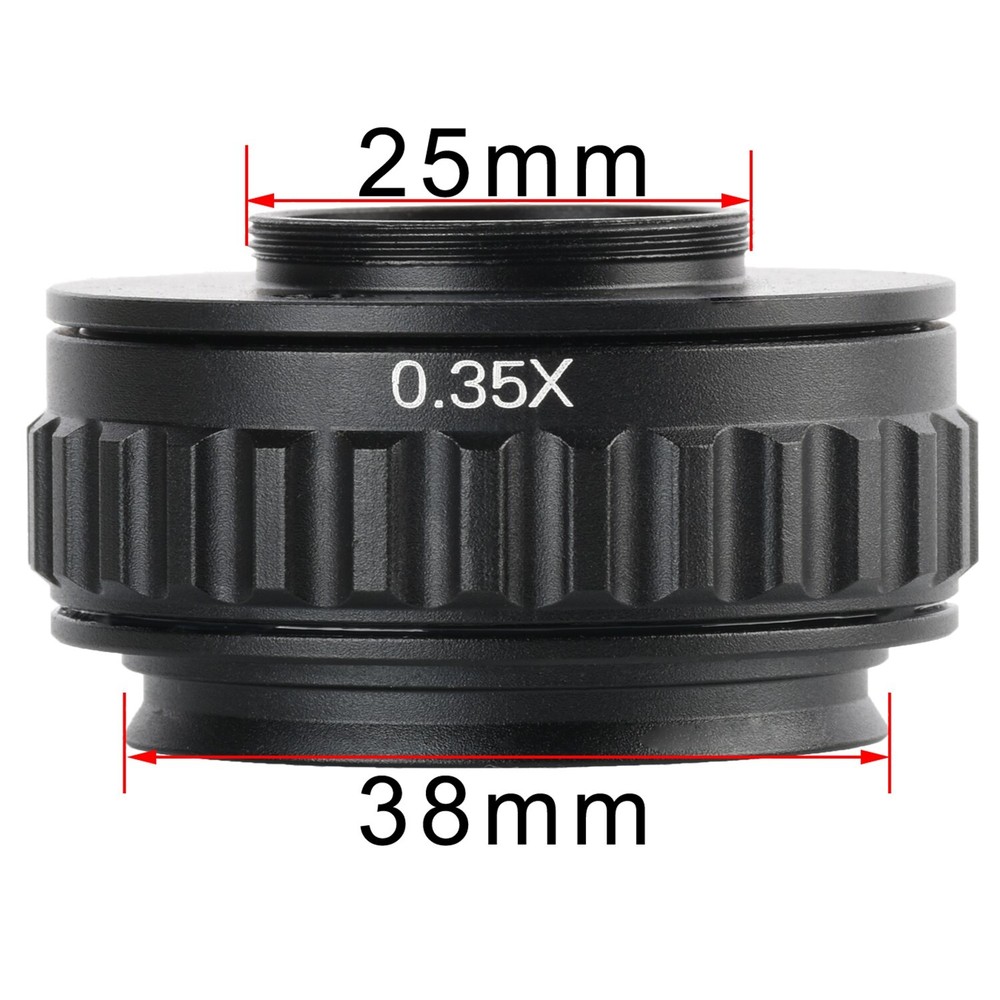 0.35X Adjustable Focal Length Microscope Interface with 38mm Mounting Adapter