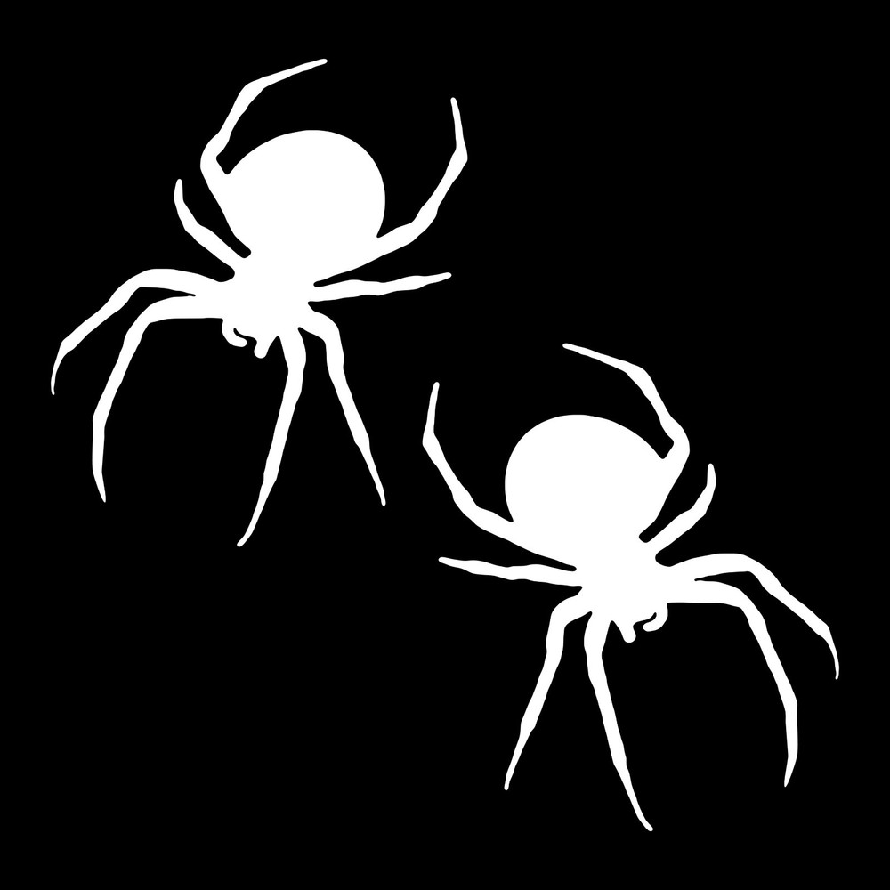 House Spider Sticker 2 Pack Arachnid Bug Decals