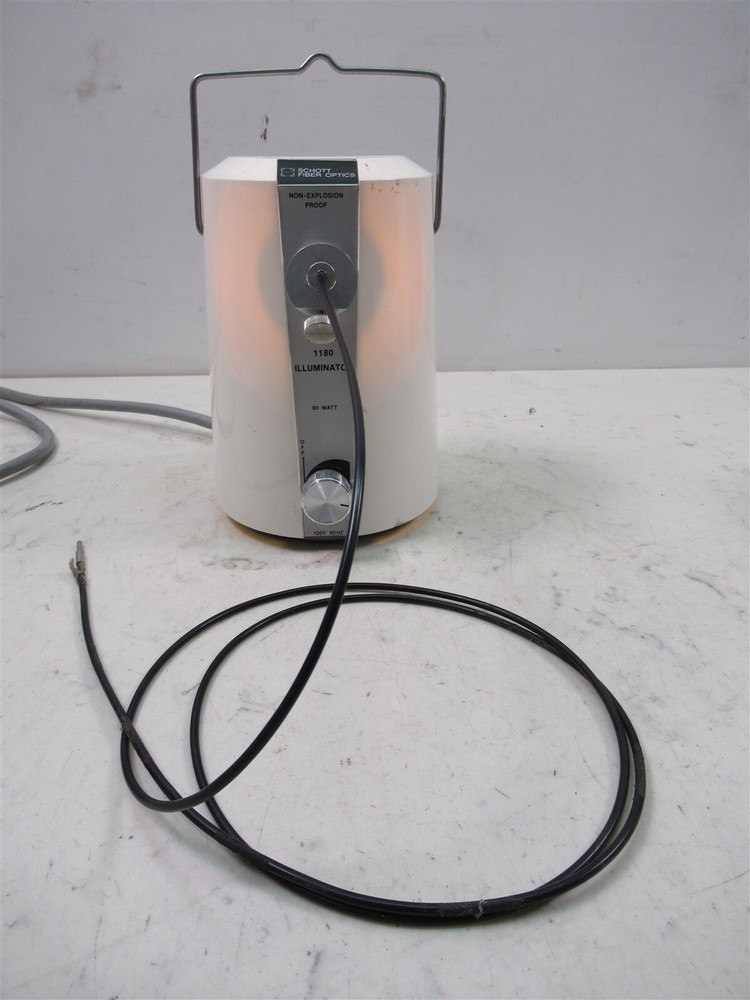 Schott Fiber Optics Model 1180 Illuminator Variable Light Source 80 Watt