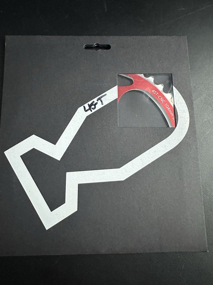 Bombshell Chainring 104bcd 45T Red