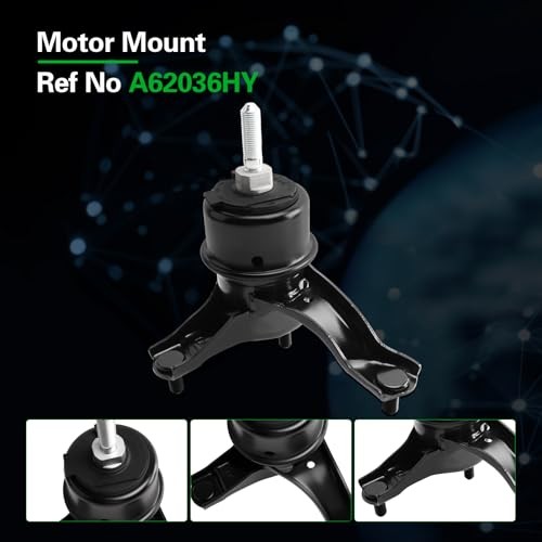Engine Motor Tran Mount Kit Compatible with Highlander 2008-2013 3.5L V6