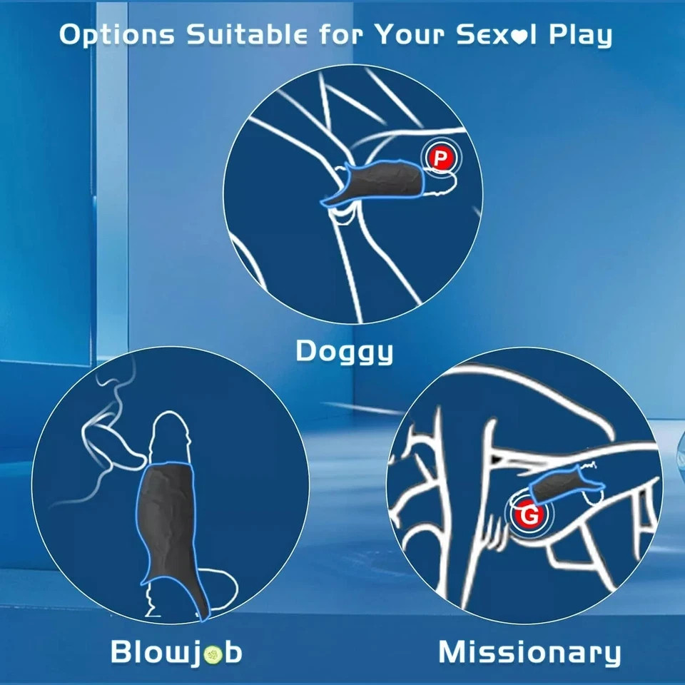 Vibrating Ring Male Enhancer Couples G Spot Massager