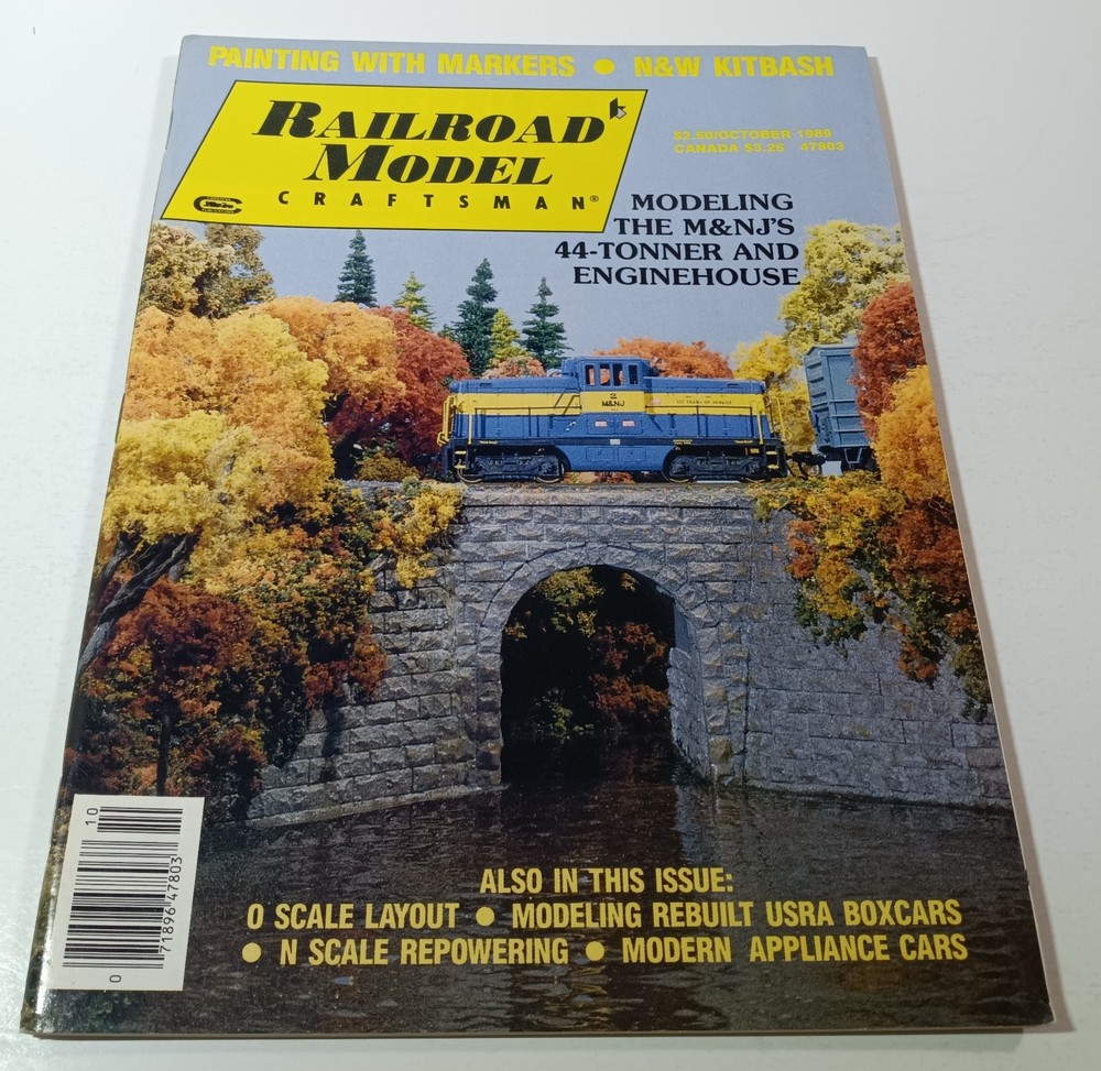 Railroad Model Craftsman Magazine (October, 1989)
