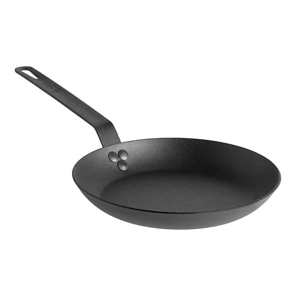 Lodge CRS10 French Style Pre-Seasoned 10" Carbon Steel Fry Pan