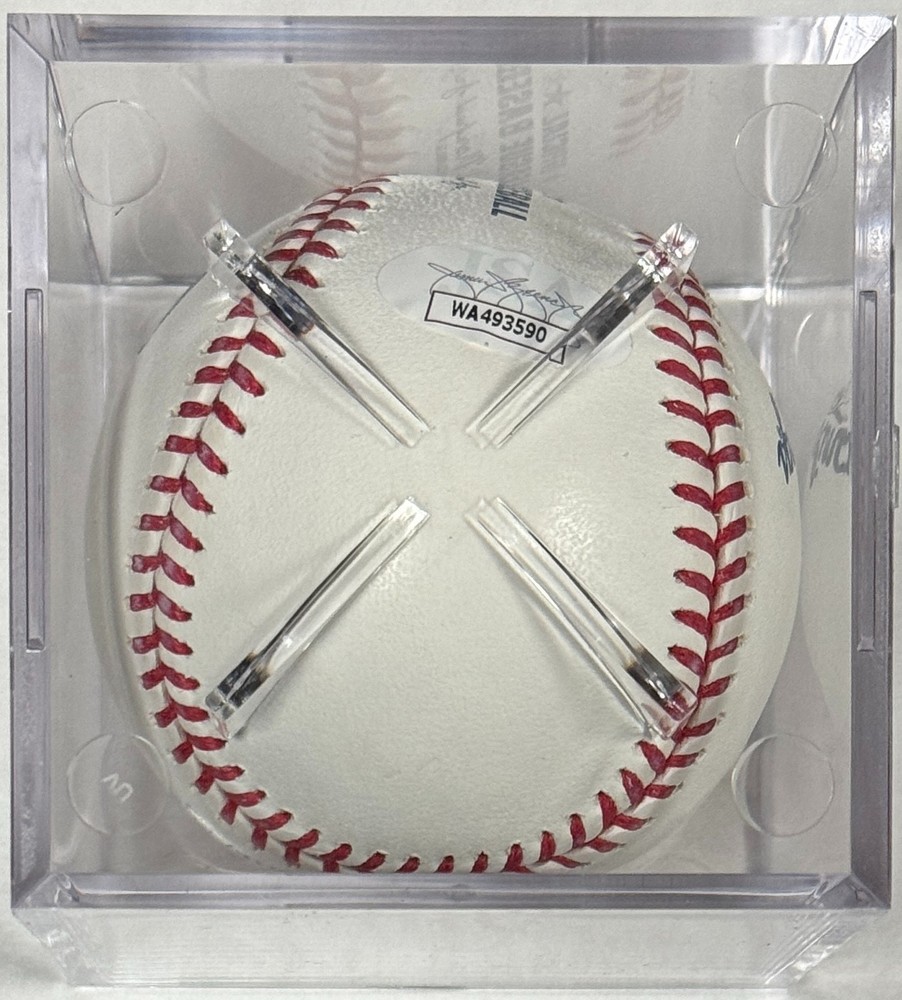 Chauncey Leopardi "Squints" Signed Official MLB Baseball JSA COA