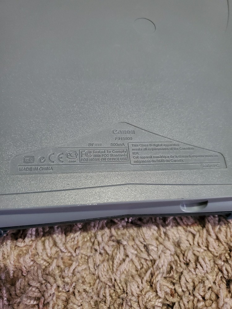 Canon CanoScan Lide 20 Flatbed Scanner Untested, No Cords