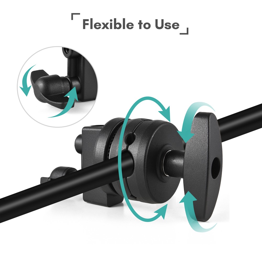 Multi-Functional Stand Mounting Heavy Duty Swivel Head Holder N2D6