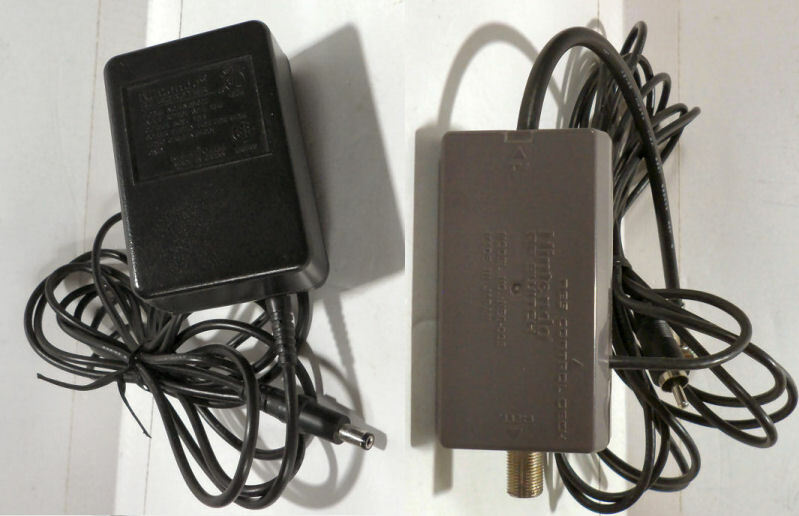 Original Nintendo NES - AC Adapter and RF Switch - Cleaned & Tested