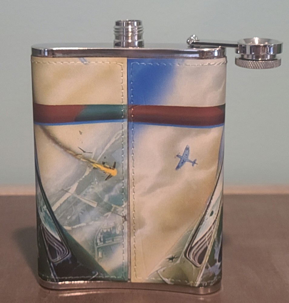 Iron Maiden: Aces High custom made 8 oz flask NEW