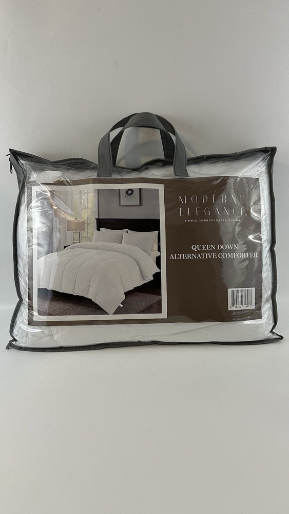 Down Alternative Comforter All Season Quilted Comforter White New