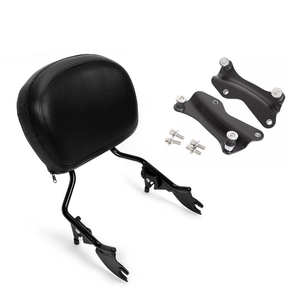 For Harley Road Glide 2014-24 Passenger Backrest Sissy Bar+Docking Hardware Kit