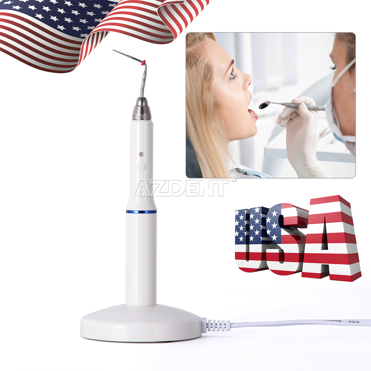 Dental Gutta Percha Obturation Endo Heated Pen / Gutta Percha Points Gum Cutter