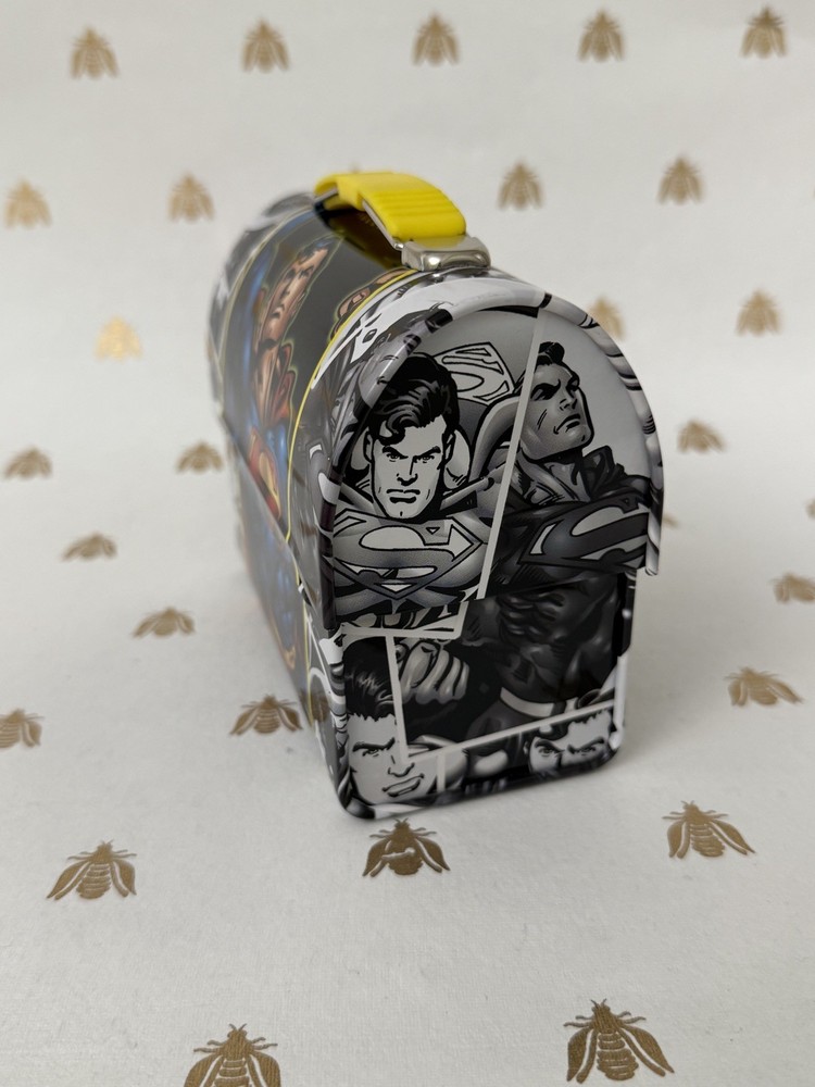 Superman Tin Lunch Pail/Box Vintage