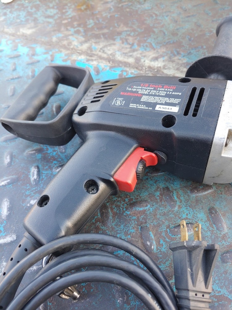 CRAFTSMAN 1/2” REVERSIBLE DRILL MODEL: 315.101280. USA.