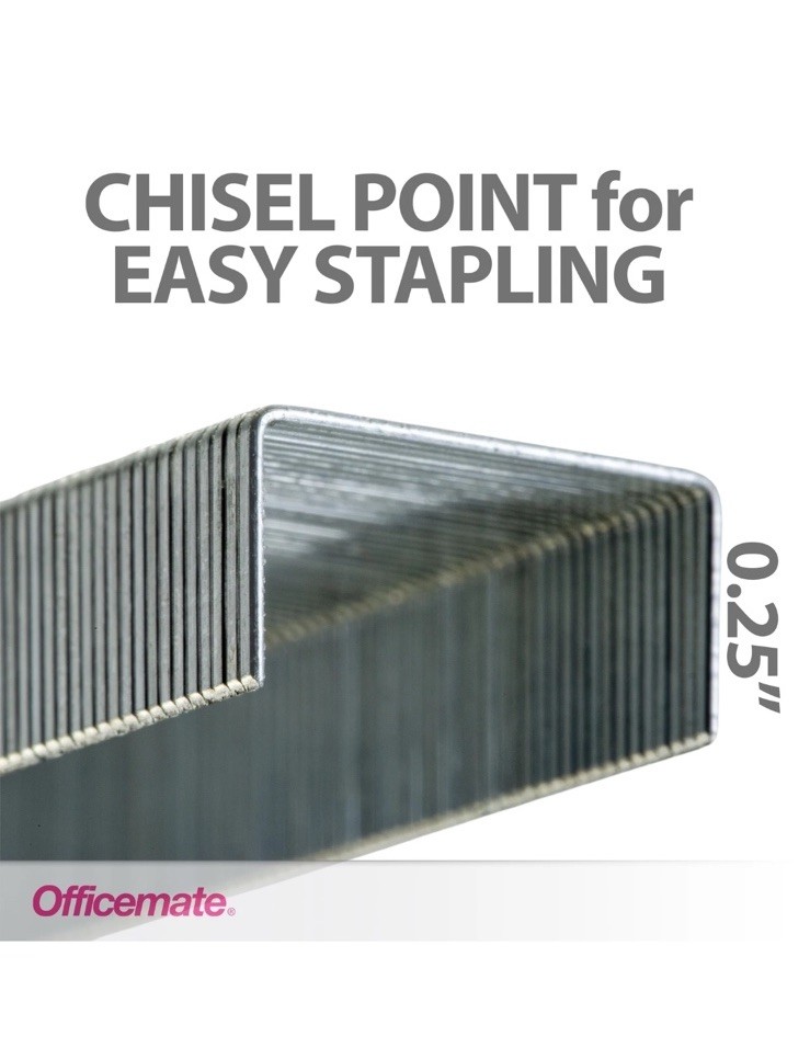 Officemate Standard Staples 1 Pack