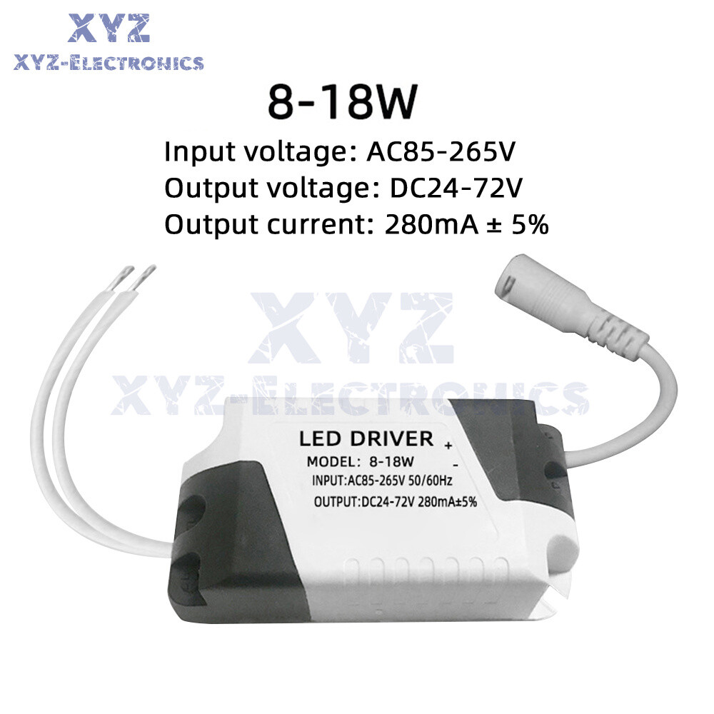 AC85~265V 3-36W Transformer Power Supply Adapter LED Panel Driver Ceiling Light