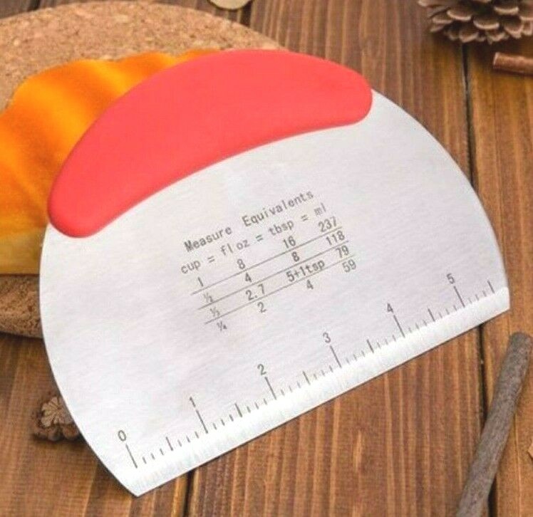 Stainless Steel Dough Scraper Cutter ~ Chopper