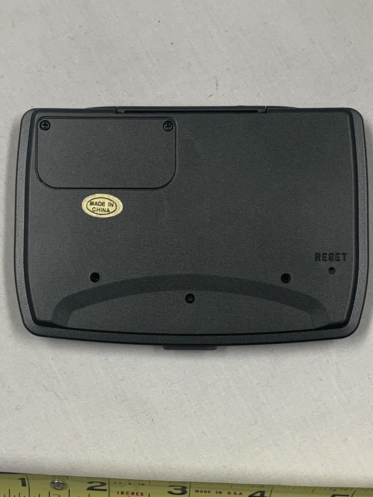 SELECTRONICS 15KB Datastor Folding Digital Diary w Manual Needs Batteries