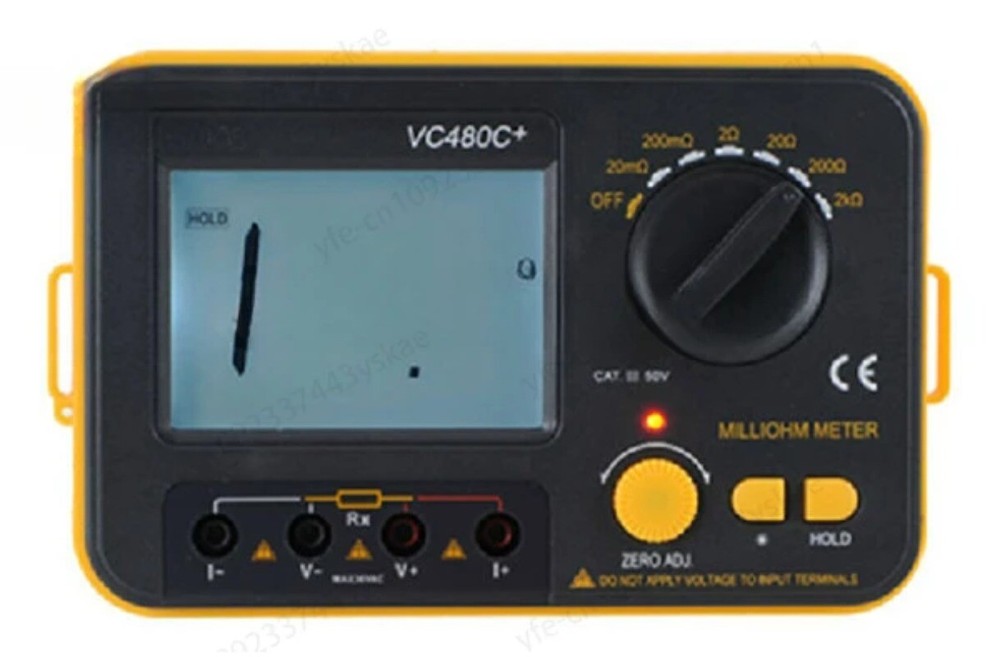 New High Precision Multimeter Digital Milliohm Multimeter VC480C+ Milliohm Meter