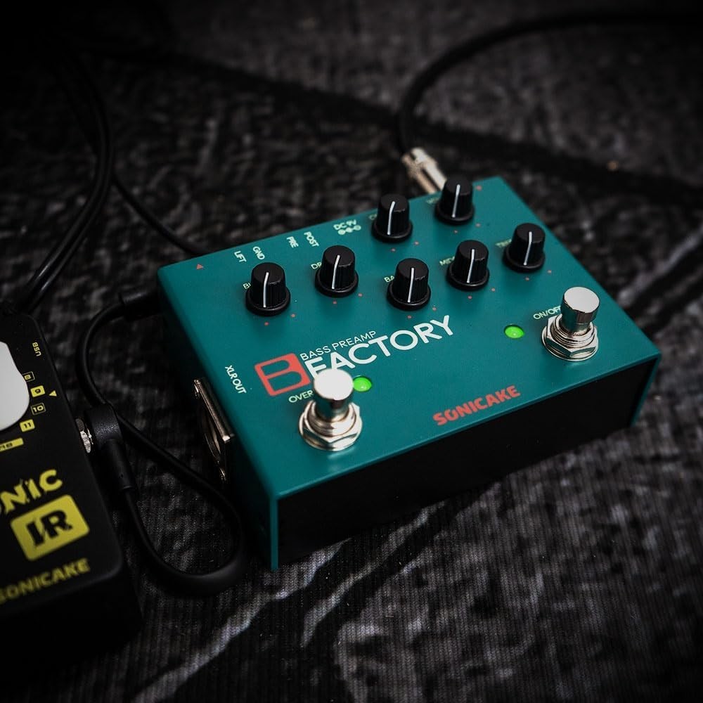 Bass Pedal with Overdrive and Compression Effects