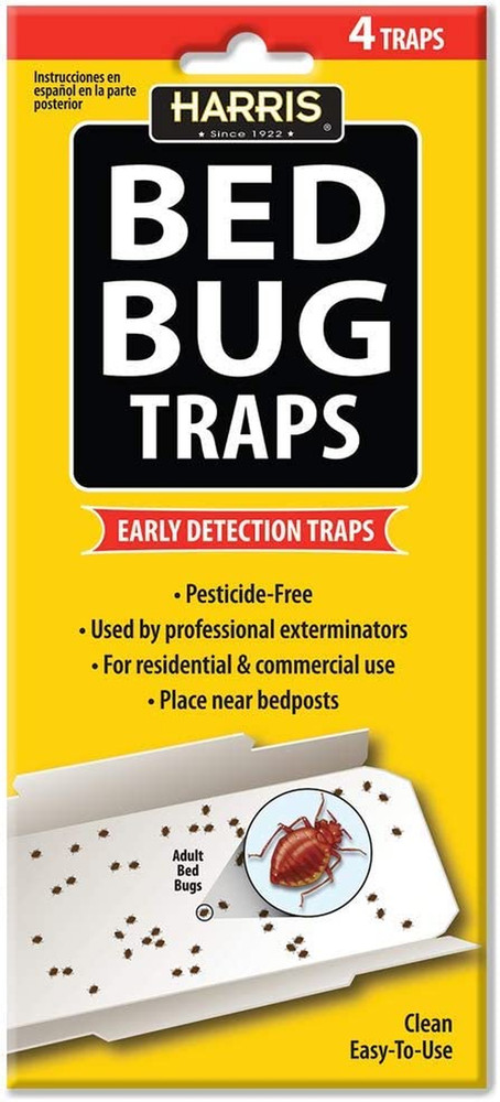 Bed Bug Early Detection Glue Traps (4/Pack)