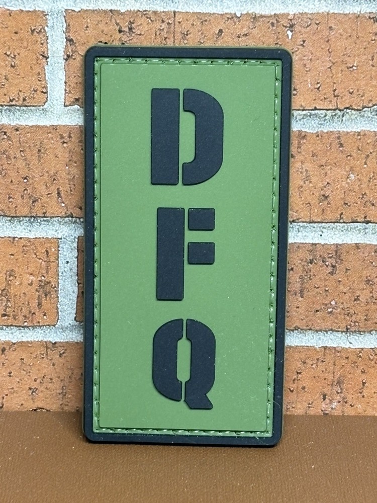PVC Tactical Morale Patch - DFQ Patch, Don't F*cking Quit Patch - Special Forces