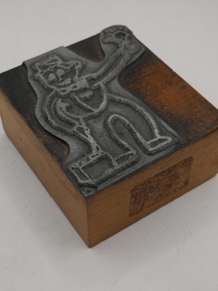Printing Letterpress Printers Block Fixing Light Bulb