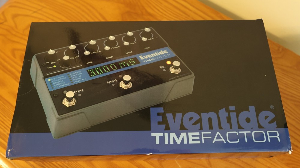 Eventide TimeFactor Twin Delay Looper Effects Pedal - MINT -