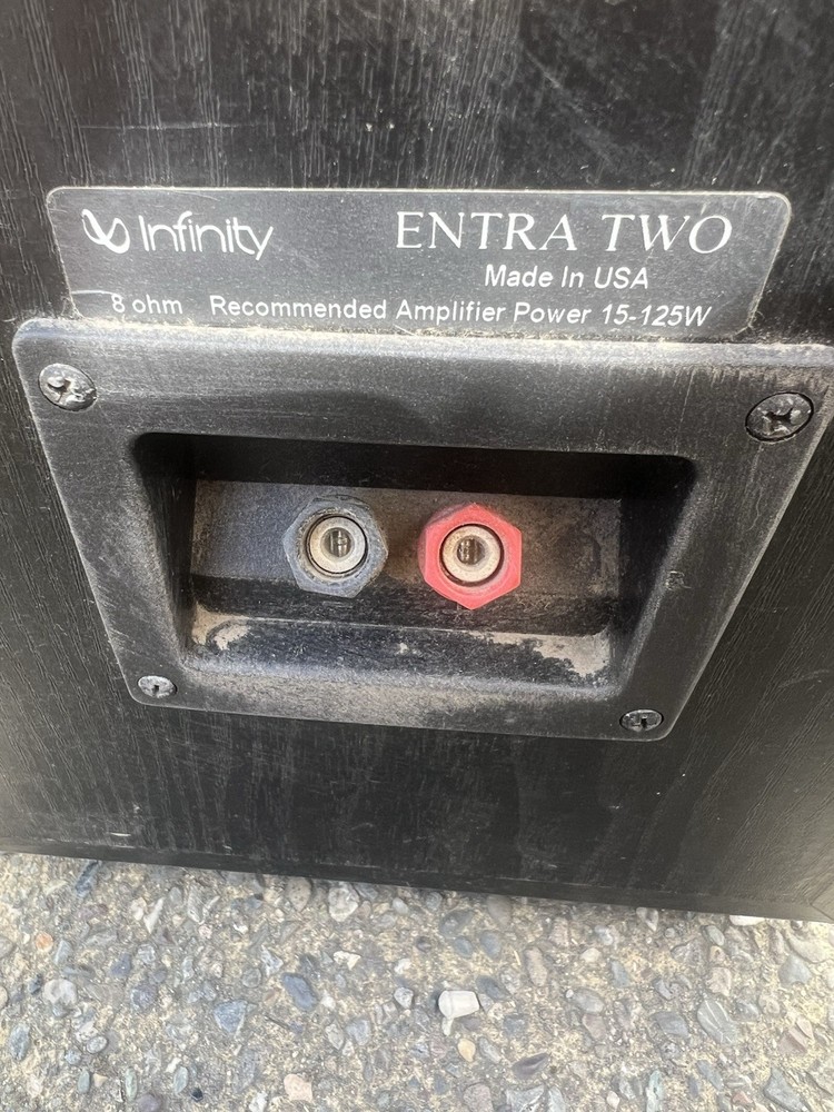 2 Infinity Extra Two Crossover And Cable Wire Not Cut Still Original