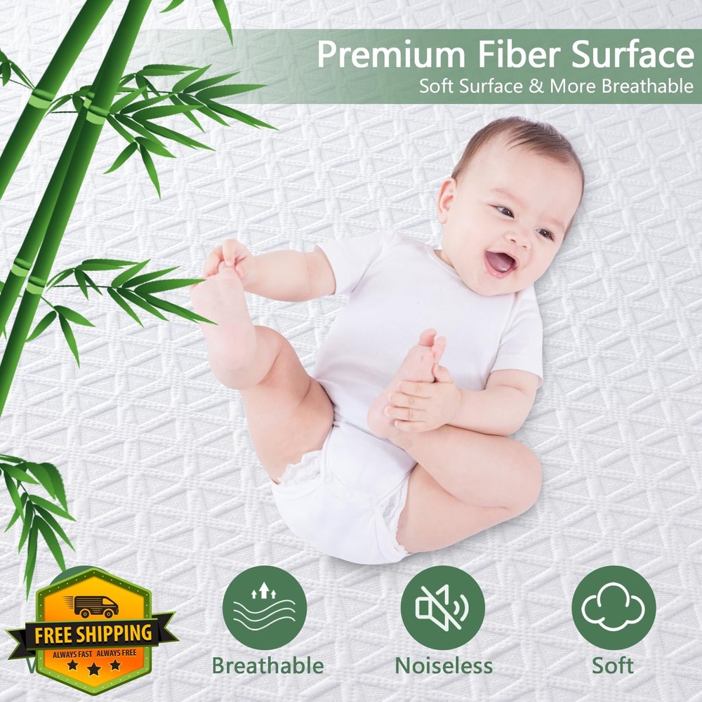 Queen Waterproof Mattress Protector Breathable White
