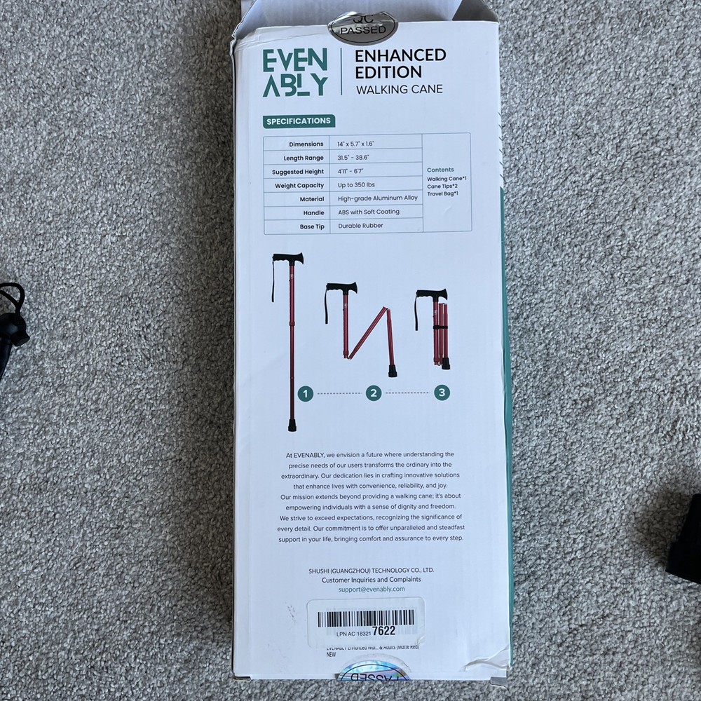 Even Ably Enhanced Edition Walking Cane