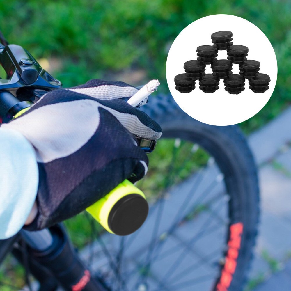 10 Pcs Bar End Caps Bike Grip Plugs Replaceable Handlebar Child