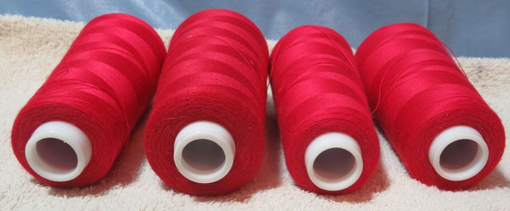 4 Red Thread Talon Surelock Polyester Scarlet 455